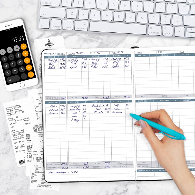 Legend Income & Expense Tracker – Bookkeeping Record Book– Accounting