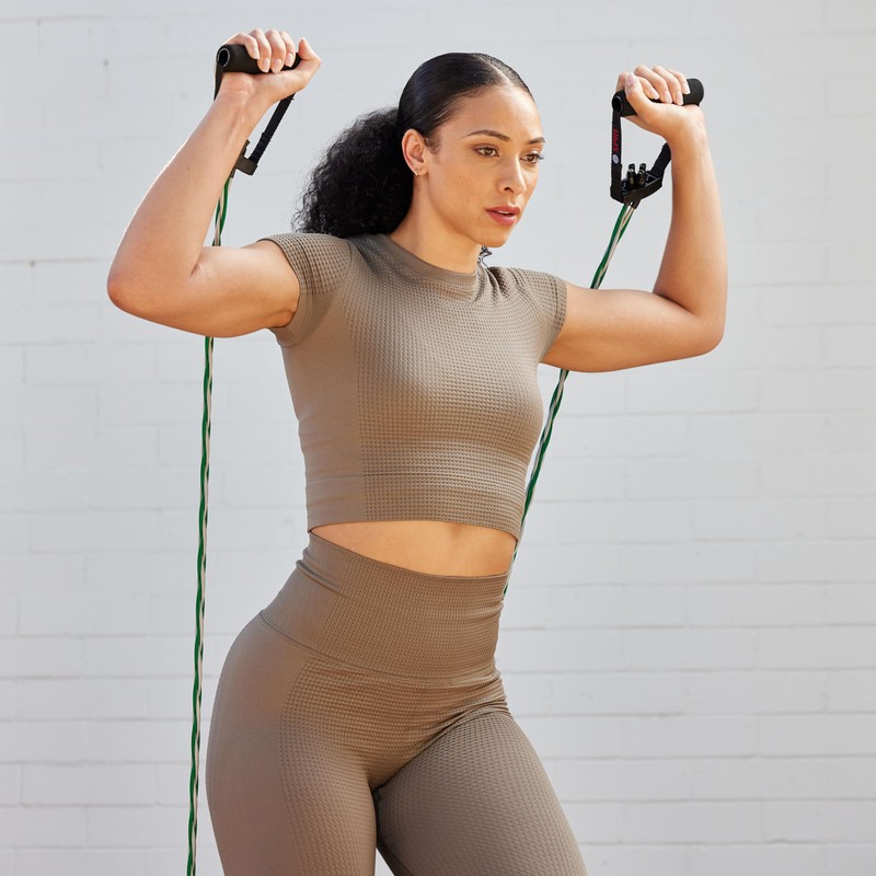SPRI Braided Xertube Resistance Band Exercise Cords, Ultra Heavy (Level