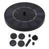 Solar Water Pump 1W 130mm Solar Panel Fountain Pump 30‑50cm