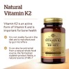 Solgar Natural Vitamin K2 (MK-7) 100 µg Vegetable Capsules -