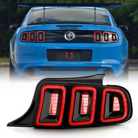 KEEKPO - For 2013-2014 Ford Mustang Factory Sequential Signal Full LED Tail Light Brake Lamp Replacement Passenger Side