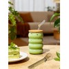CHAQI Matcha Whisk Set with Long Handle Matcha Whisk, Wave