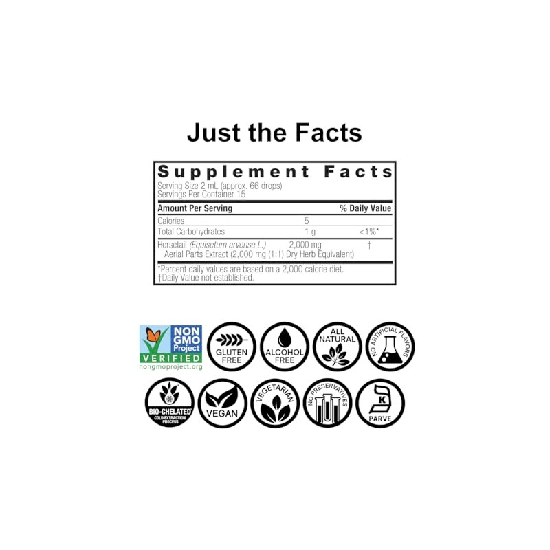 Nature's Answer | Horsetail Extract, 2 000 Mg, 1 Oz