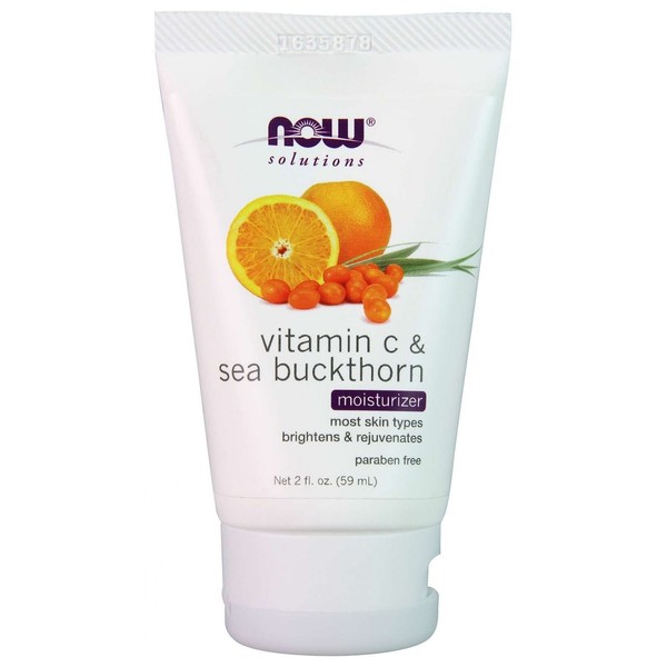 NOW Foods Vitamin C & Sea Buckthorn Moisturizer, 59 mL