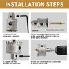 REETAI-FOUR 2-9/16'' TCT Hole Saw Kit Tungsten Carbide Tipped Hole