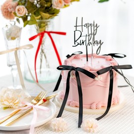 MORSUNBELA Decorative Bows Wedding Red Gift Bows Bow Birthday Gift Bows for Gift Wrapping Christmas Pack of 50