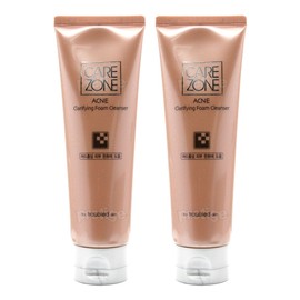 Care Zone Acne Clarifying Foam Cleanser 130+130ml Double / 케어존 아크네 클래리파잉 폼클렌저 130+130ml 더블