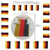 FFILL German Banner Flag String,Germany Mini Flag Small Banner, for