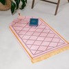 NICEYEA Muslim Prayer Rug with Tassels Soft Islamic Turkish Prayer
