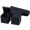 NIGNYA Black Gift Boxes 2x2x2 inches, 200 Pack Small Kraft Cardboard Gifts Boxes Paper Cube Favor Box Easy Assemble Paper Gift Box with lids for Presents Birthday Christmas Wedding Party