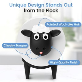 Sheep Toilet Paper Holder 1 Pack, Cute Animal Toilet Paper Holder, Unique Farmhouse Bathroom Decor and Accessories, Modern Tissue Roll Storage, Funny Home Gift Set