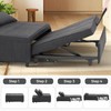 Ainfox Sleeper Sofa Chair Bed, 4-in-1 Convertible Ottoman Sofa Couch