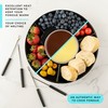 Kusini Electric Fondue Pot Set - Chocolate Fondue Kit -