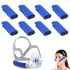 8 Pcs Cpap Strap Covers,Cpap Mask Cushions,Cpap Strap Cushions,Cpap Supplies,Cpap Accessories,Cpap Cushions,Fits Most Full Cp Ap Headgear Strap to Reduce Red Marks and Uncomfortable