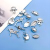 21-Piece Football Pendants DIY Keychain Set - Customizable with Interchangeable