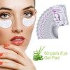 Fanshiontide 50 Pairs Eye Pads for Eyelash Extension, Eyelash Pads,