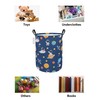 QUEENLALA Large Storage Basket,Laundry Hamper/Bathroom/Home Decor/Collapsible Round Storage Bin,Boys and