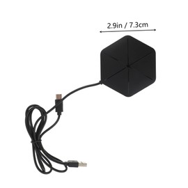 TEHAUX 1PC Portable Port USB Hub Adapter for Computers Multifunctional Data Splitter with OTG Function High Speed Transmission Compact Design for Laptops