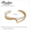 Gold Cuff Bracelet Jade Bracelets for Women Gold Wave Bracelets