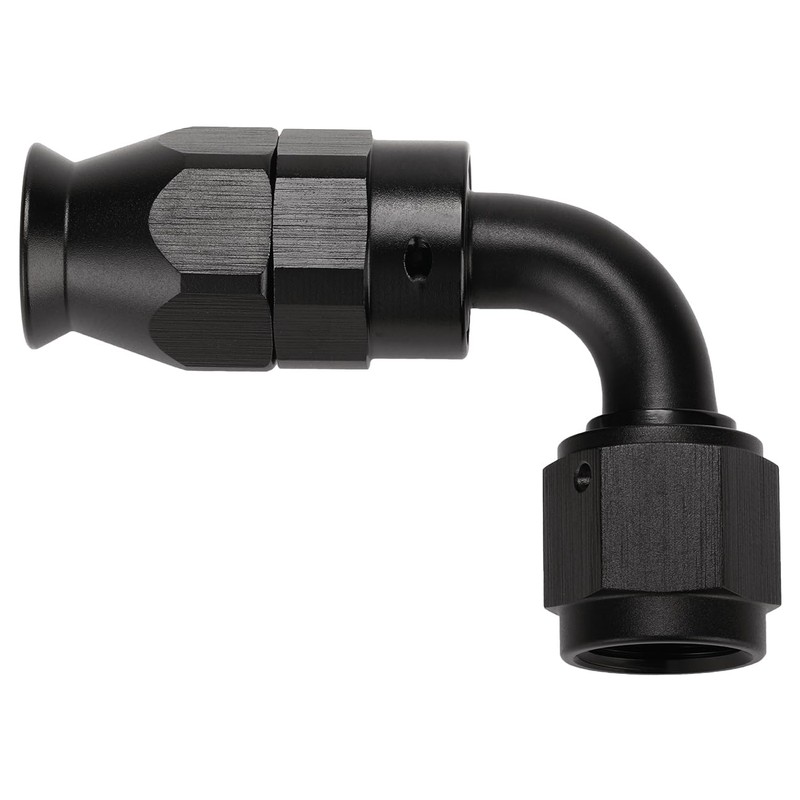 Podavelle 6AN PTFE Hose End Fitting 90 Degree Elbow Swivel