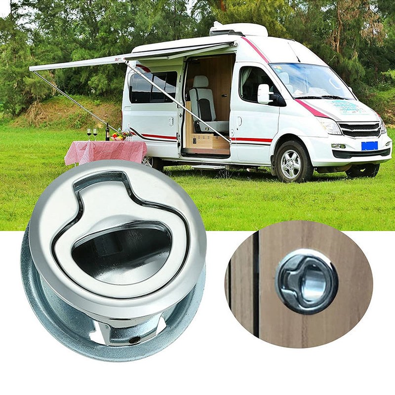 RoadLoo Boat Hatch Latch Pull, 2Pcs Slam Latch Stainless Steel