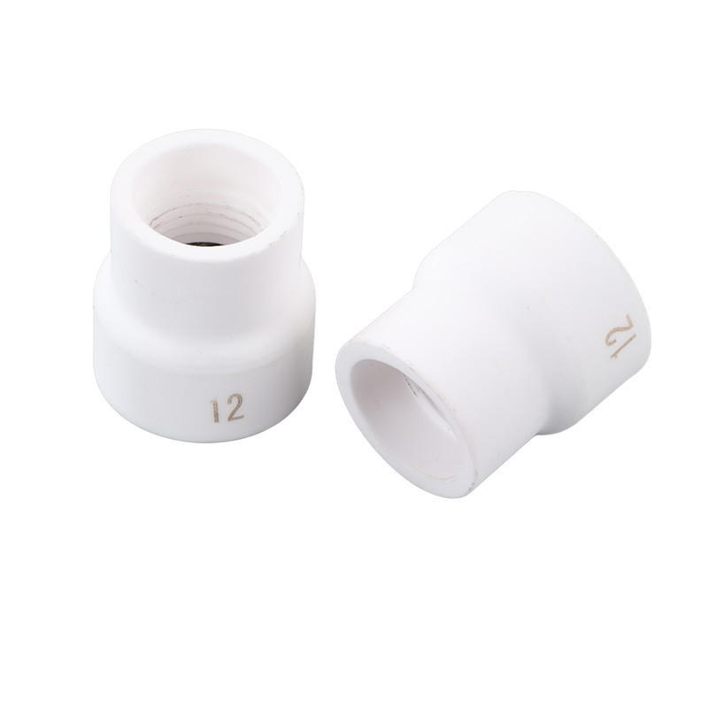 6PCS Torch Adapter Kit Ceramic Red Copper Welding Torch Mount