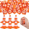 Libima 2.36'' Traffic Cone Stress Balls Bulk Construction Party Favor