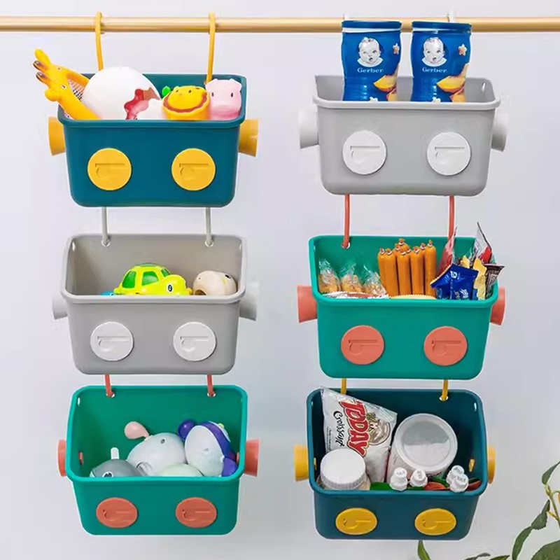 Tokokimo Bath Toy Storage, Bathroom Toy Storage, Cute Robot Shaped