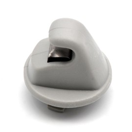 HAOTOM Interior Sun Visor Hook Clip Bracket Compatible for VW Volkswagen Golf MK7 2013 2014 2015 2016 2017 Sun Visor Holder 5G0857561B (Gray)