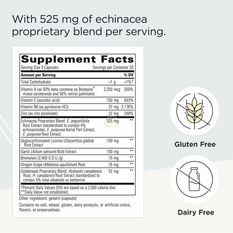 Integrative Therapeutics EHB - Immune Support Supplement with Vitamins A,