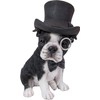 Boston Terrier with Top Hat - Spectacle and Bow Tie