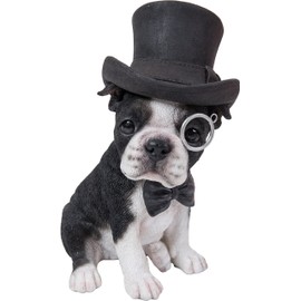 Boston Terrier with Top Hat - Spectacle and Bow Tie