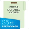Pendaflex 17182 Pressboard Folders, 2 Fasteners, 3" Expansion, 1/3 Tab,
