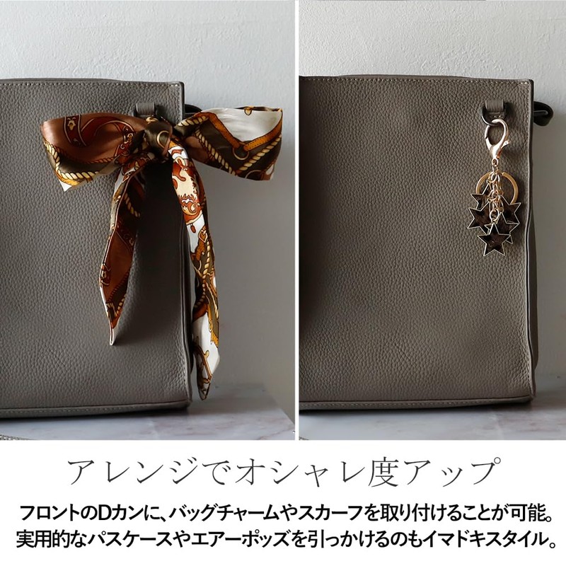 Gratante abb-g0019 Genuine Cowhide Leather Square Mini Shoulder Bag, Women's