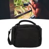 Black Single Shoulder Bag Handbag Multifunctional Waterproof Camera Messenger Hand