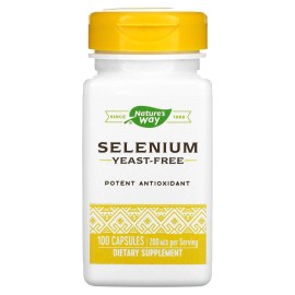 Nature’s Way, Selenium Yeast-Free 200 Mcg, 100 Capsules exp 1/25