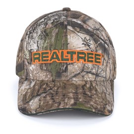 Bell Rangers Realtree APX Camo Baseball Cap Hat 100% Cotton Twill (Peached) (US, Alpha, One Size, Flat Realtree Embroidered Emblem)