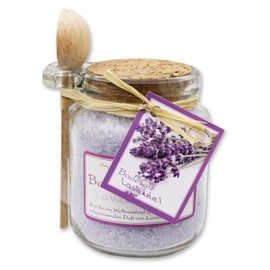 Florex Bath Salts Lavender 300g Jar with Spoon