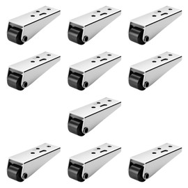 Sharplace 10 Pieces Directional Caster Wheels Heavy Duty Fixed Casters Universal Support Easily Install Sturdy Sliding Door Rail Pulley