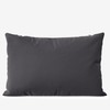 Wolkenfeld Cushion Cover, 70 x 90 cm Grey Anthracite Cotton