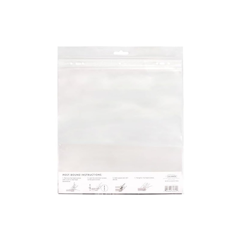 Colorbok Universal Refill Pages 10/Pkg-12 X12, White