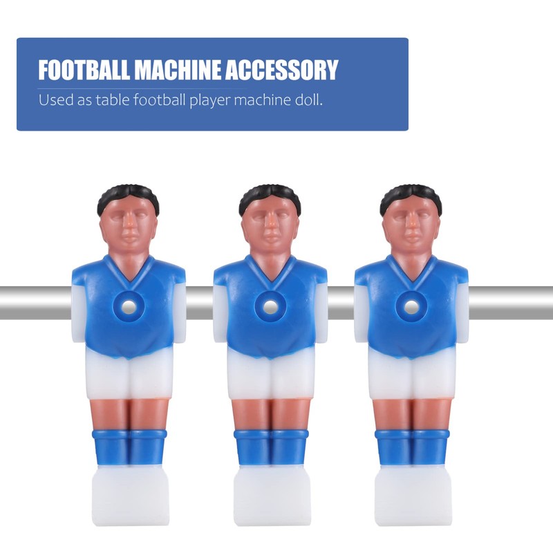 SEWACC 10cs Foosball Men Replacement Foosball Player Figurine Foosball Accessories