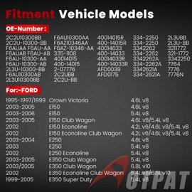 AOTPAT Alternator for:-Ford F-Series 99-04 F150 F250 Super Duty, for:-Mustang 1996 1997 1998 4.6L, E-Series 99-06 E150 E250, Excursion 00-01 04-05 Expedition 02, 5.4L 6.8L 12V 130Amp, OE# 2C2U10300BB