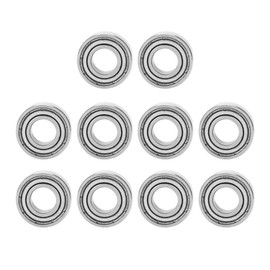 Deep Groove Ball Bearings,10Pcs 686ZZ High Speed Single Column Deep Groove Raceway Ball Bearing 6X 13x 5mm