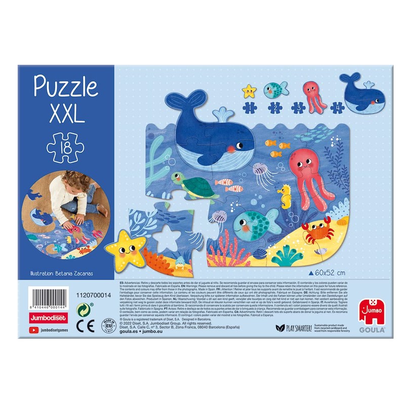Goula Ocean XXL Puzzle XXL Puzzle for Children from 2