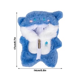 Mikovivi 6.7in Doll Clothes, Cute Soft and Stylish 17cm Doll Costumes Ideal Toy Plush Outfit Accessories for Dress Up Enthusiasts and Collector