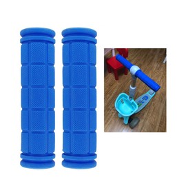 PLATT Bicycle Grips Non-Slip Soft Rubber Bicycle Grips for Bicycle/MTB/BMX (2 Pairs)