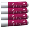 Liptopia® All Natural Beeswax Lip Balm SPF15 - Pomegranate (4 Pack)