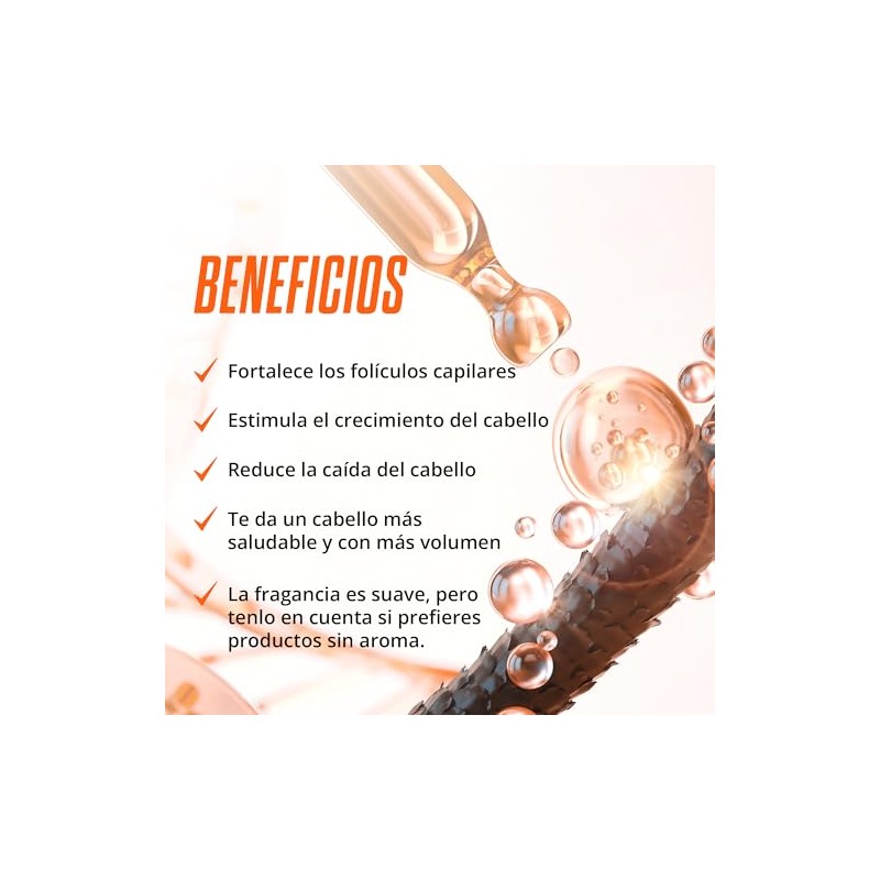 Abera Suero para Crecimiento del Cabello con Aceite de Ricino
