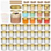 EkkoVla 4 oz Glass Mason Jars, 40 Pack Regular Mouth